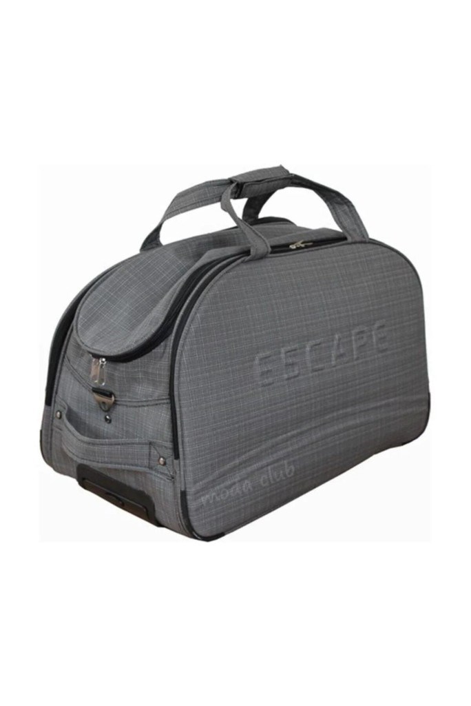 Escape ESC-26 Ekose Kumaş Orta Boy Hostes Seyahat Çantası