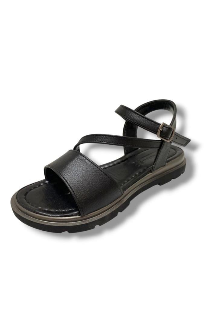 Etol E795-25 Deri Anatomik Şerit Bant Kadın Sandalet