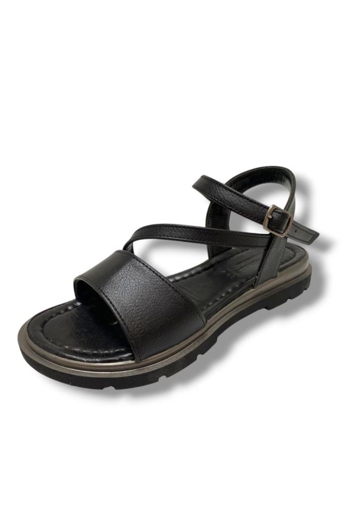 Etol E795-25 Deri Anatomik Şerit Bant Kadın Sandalet