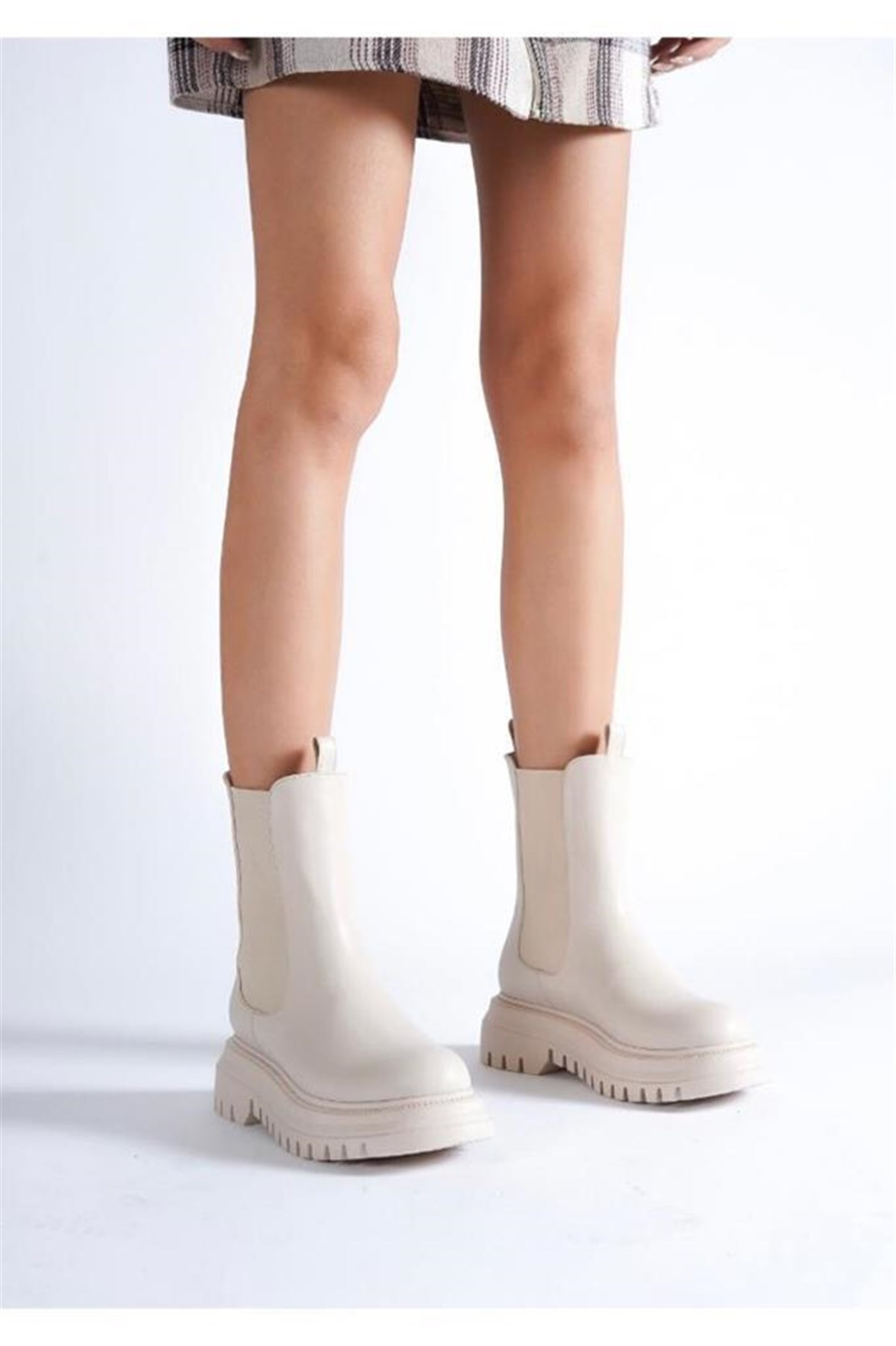 Fancy 10-22 Deri Postal Kar Kış Kadın Bot