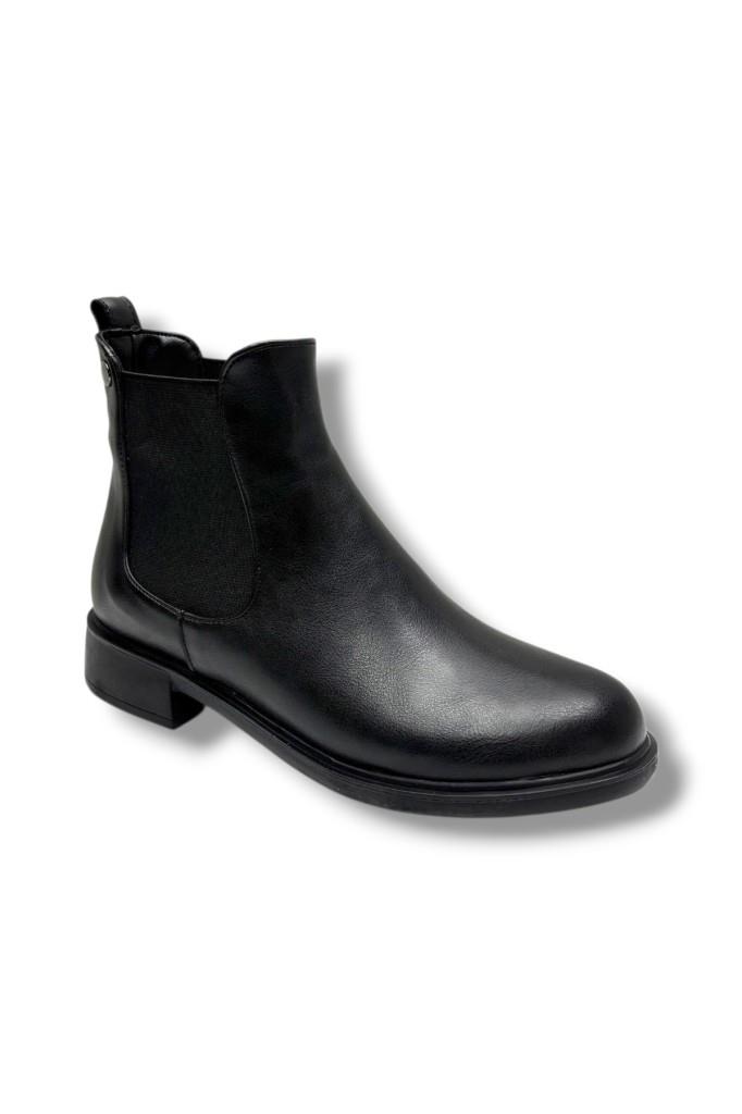 Fancy 5006-26 Anatomik Cilt Deri Lastikliı Kadın Bot