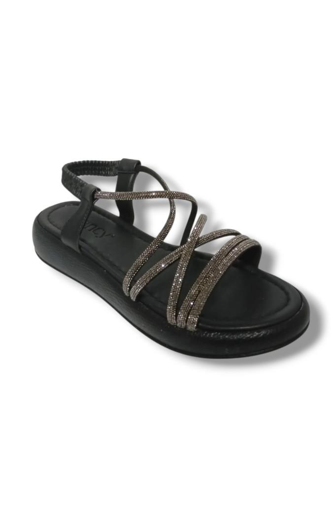 Fancy 51-25 Antomik Taşlı Dolgu Topuk Kadın Sandalet