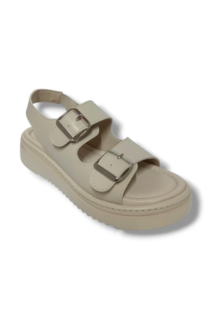 Fancy 602-25 Antomik Dolgu Topuk Kadın Sandalet