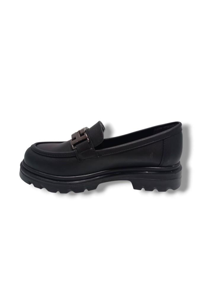Fancy 801-25 Deri Loafer Tokalı Kadın Ayakkabı