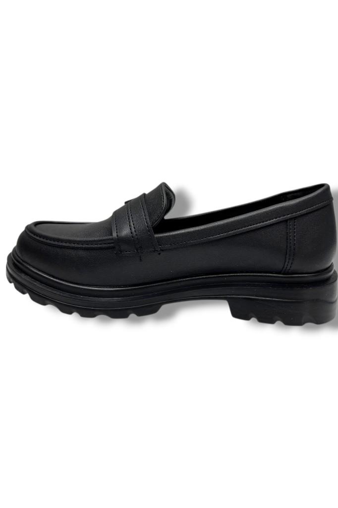 Fancy 836-26 Deri Loafer Tokalı Anatomik Kadın Ayakkabı