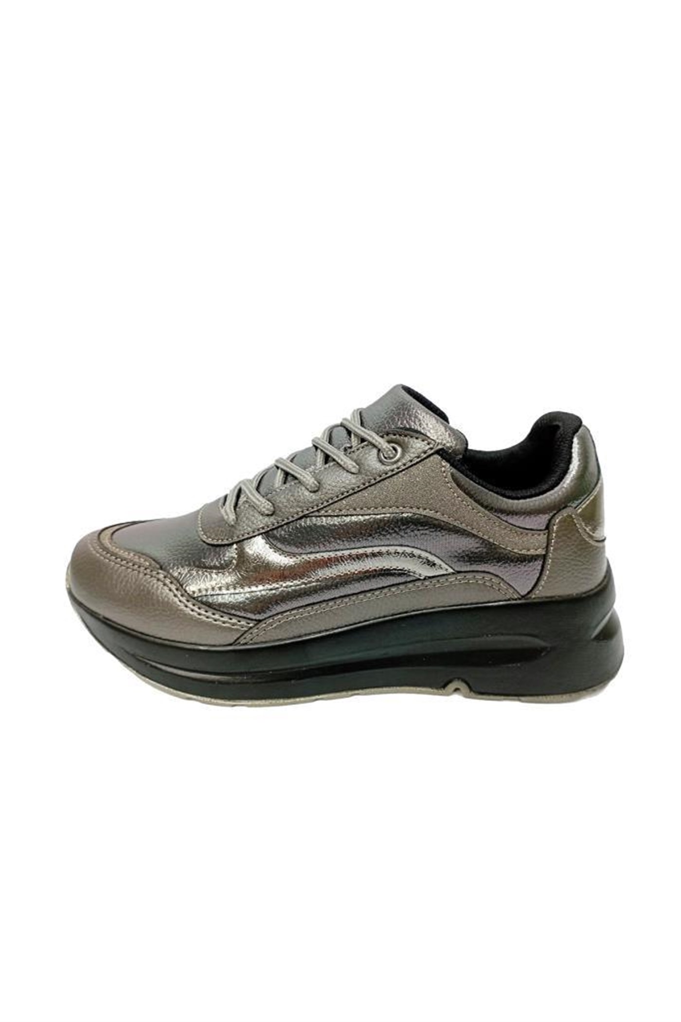 Flet 137-22K Deri Trend Fashion Kadın Sneakers Ayakkabı