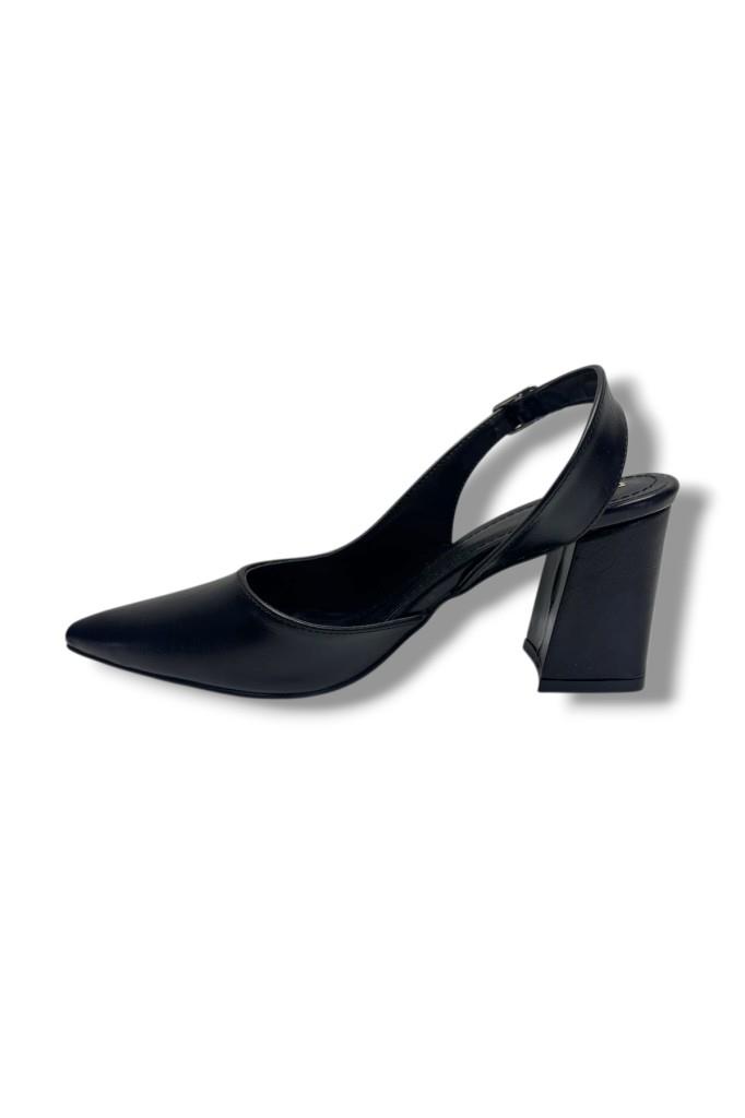Gedik Pasha 909-26 Cilt Kare Topuk Kadın Stiletto (8cm)