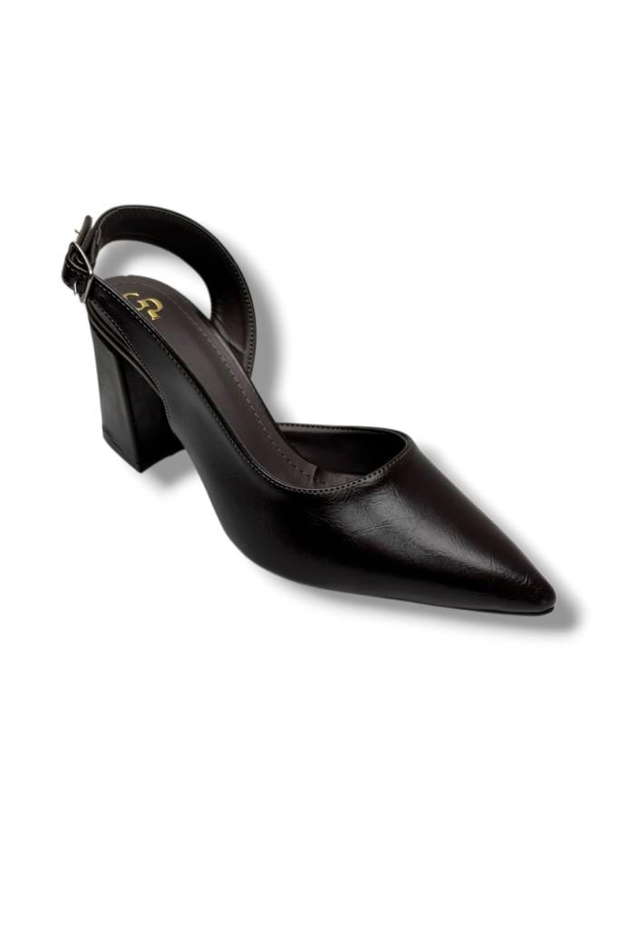 Gedik Pasha 909-26 Cilt Kare Topuk Kadın Stiletto (8cm)