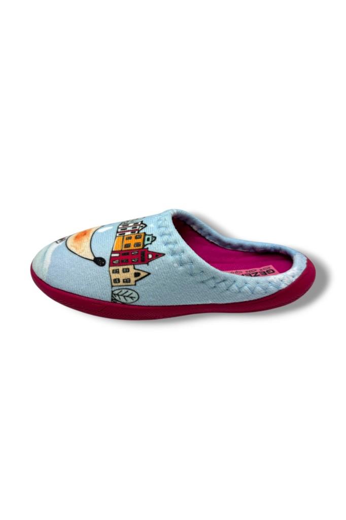Gezer 14531-26 Happy Winter Termal Kız Çocuk Ev Terlik 30-35
