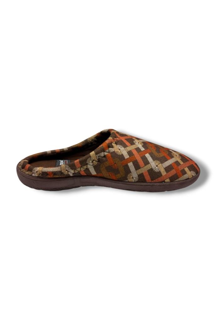 Gezer 16122-26 Ekose Desenli Termal Ev Terlik 37-40