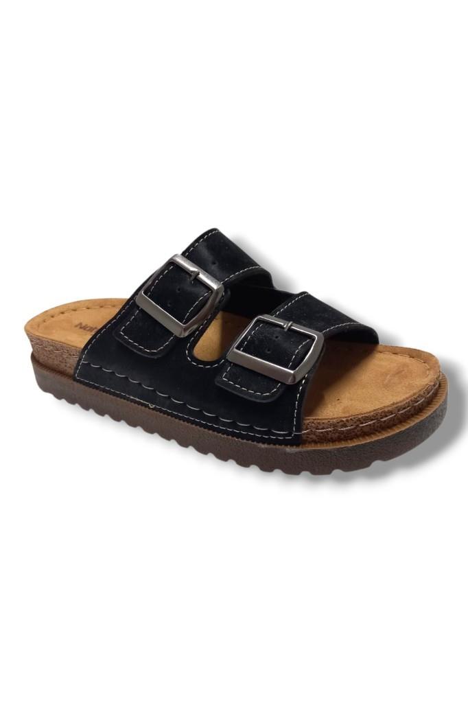 Gezer 16323-25 Parlak Çift Bant Anatomik Kadın Terlik