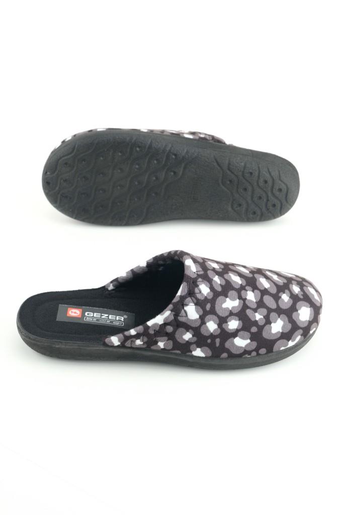 Gezer 16418-26 Leopar Desenli Termal Ev Terlik 36-40