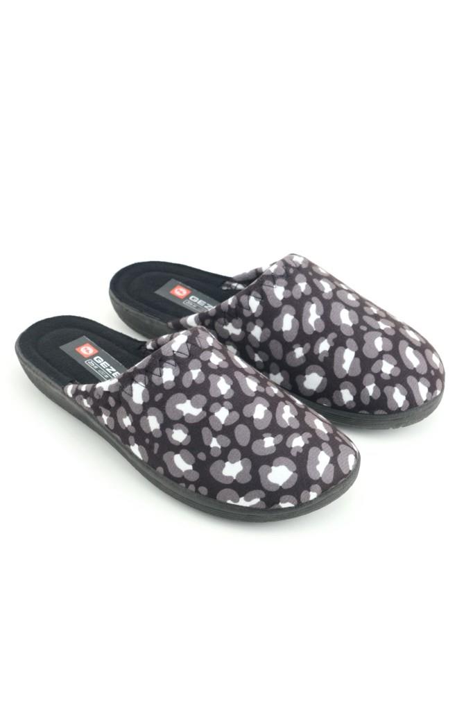 Gezer 16418-26 Leopar Desenli Termal Ev Terlik 36-40