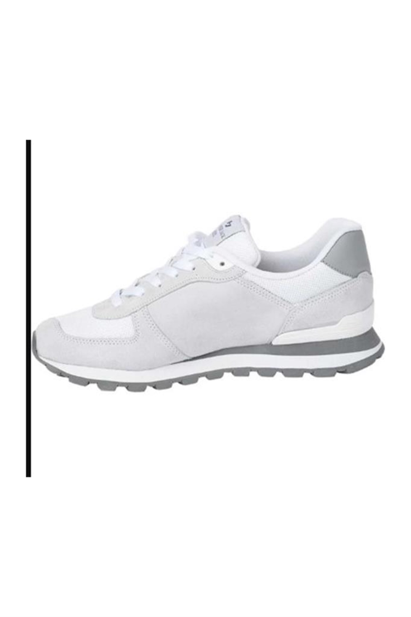 Hammer Jack 19250-M Peru Hakiki Deri Sneakers Ayakkabı Beyaz Puruty Grı