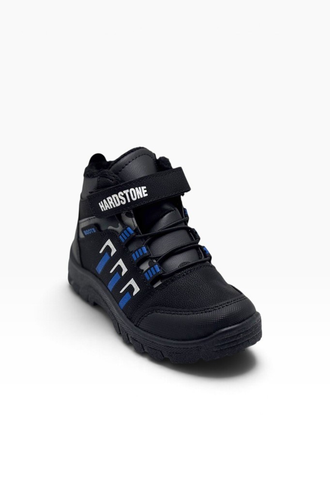 Hardstone 240-27 Cilt İçi Kürklü Anatomik Çocuk Bot Siyah Sax