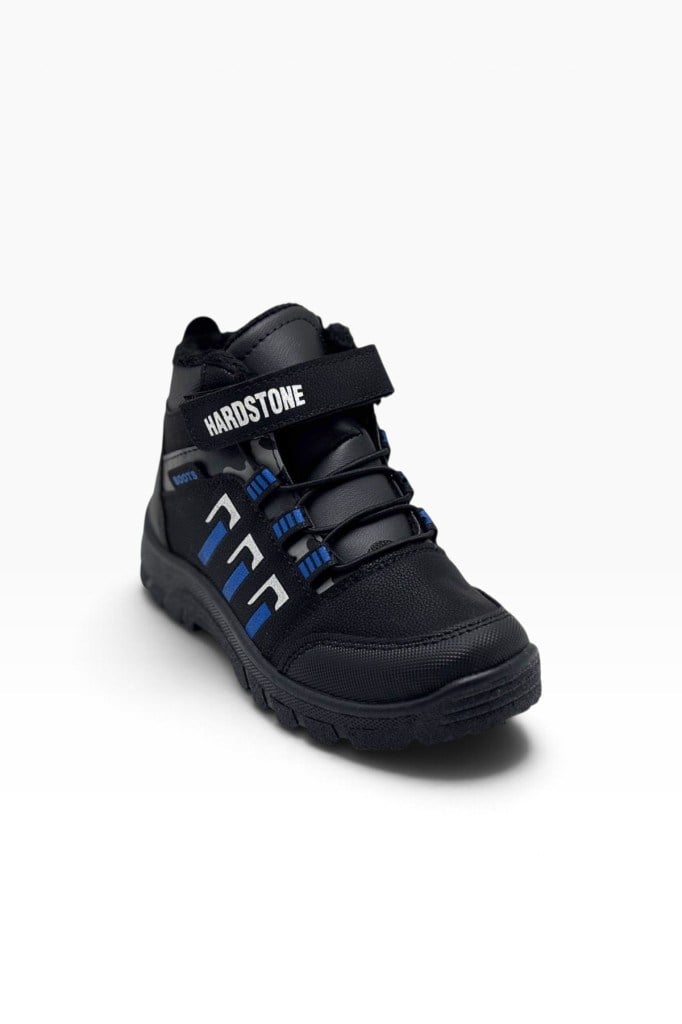Hardstone 240-27 Cilt İçi Kürklü Anatomik Çocuk Bot Siyah Sax