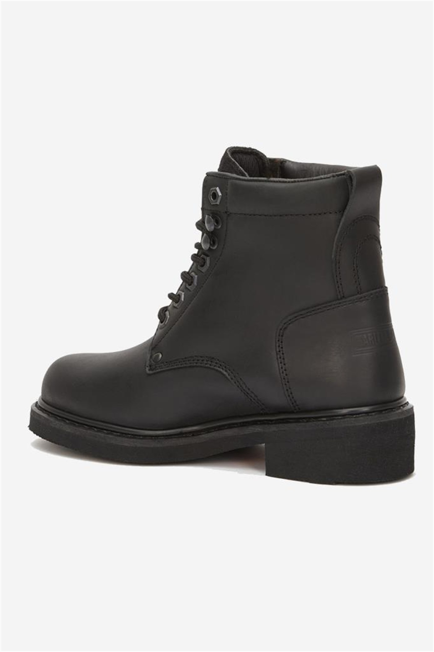 Harley Davidson Gibson Hakiki Deri Bot 40-48 Black Yağlı Deri