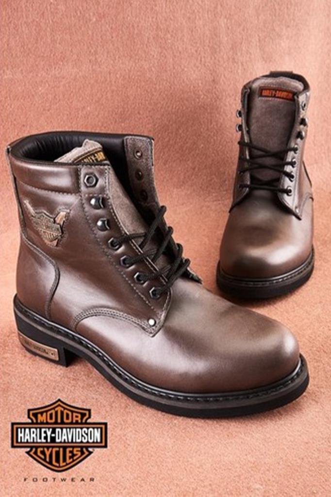 Harley Davidson Gibson Hakiki Deri Unisex Bot