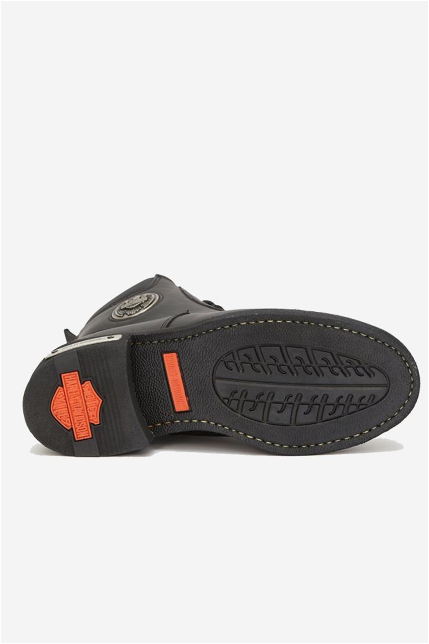 Harley Davidson Jim Hakiki Deri Bot 36-40 Black Yağlı Deri