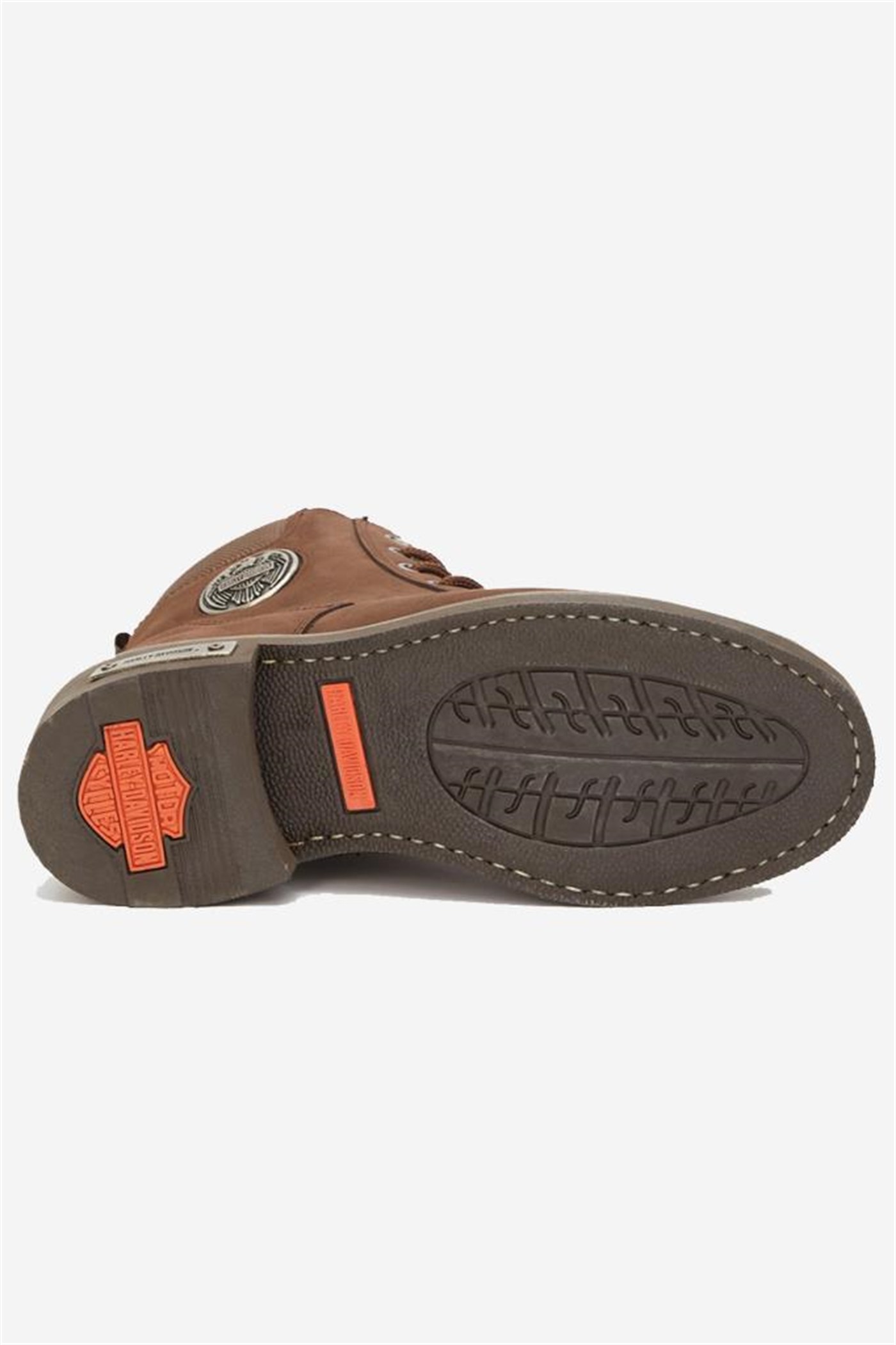 Harley Davidson Jim Hakiki Nubuk Deri Bot 36-40 Dark Brown Nubuk