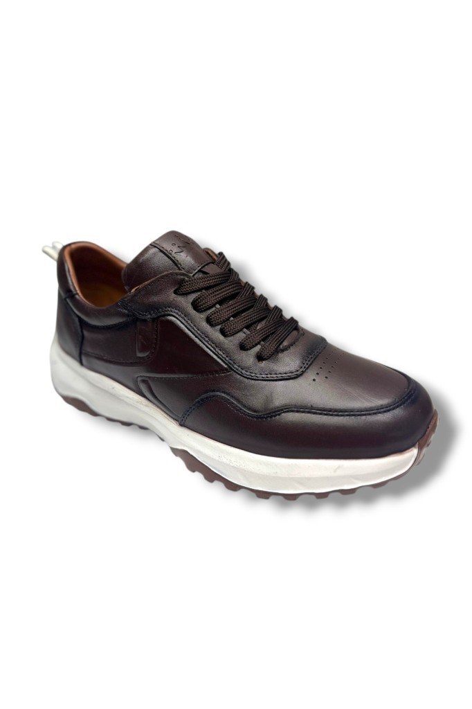 Hidayet Özel 1249-26 Hakiki Deri Anatomik Erkek Ayakkabı Siyah Beyaz