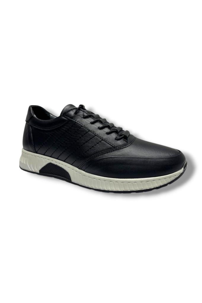 Hisaş 245-26 Hakiki Deri Anatomik Lastik Bağcıklı Erkek Ayakkabı