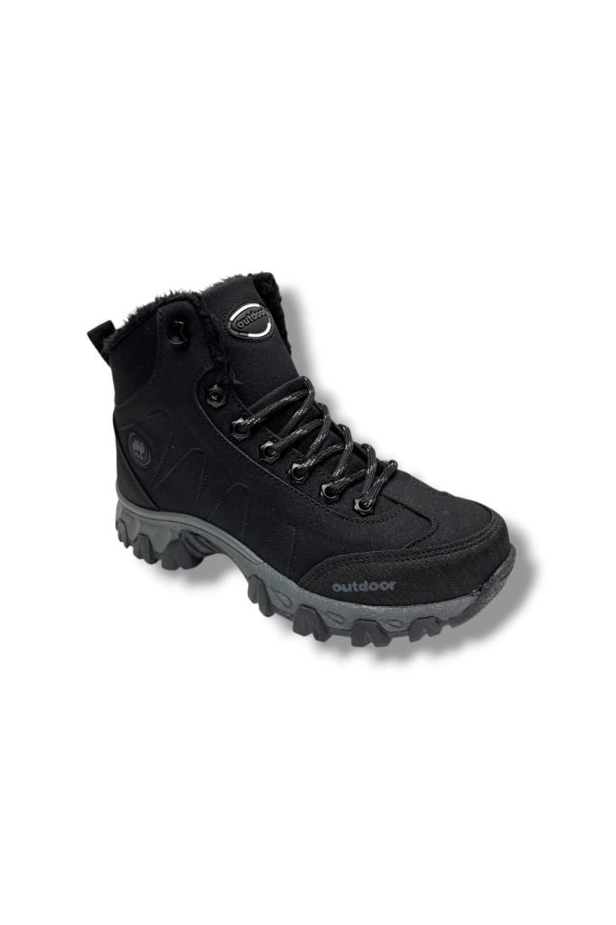 Jagulep 4057-26 Anatomik İçi Kürklü Outdoor Bot Siyah Füme 36-39