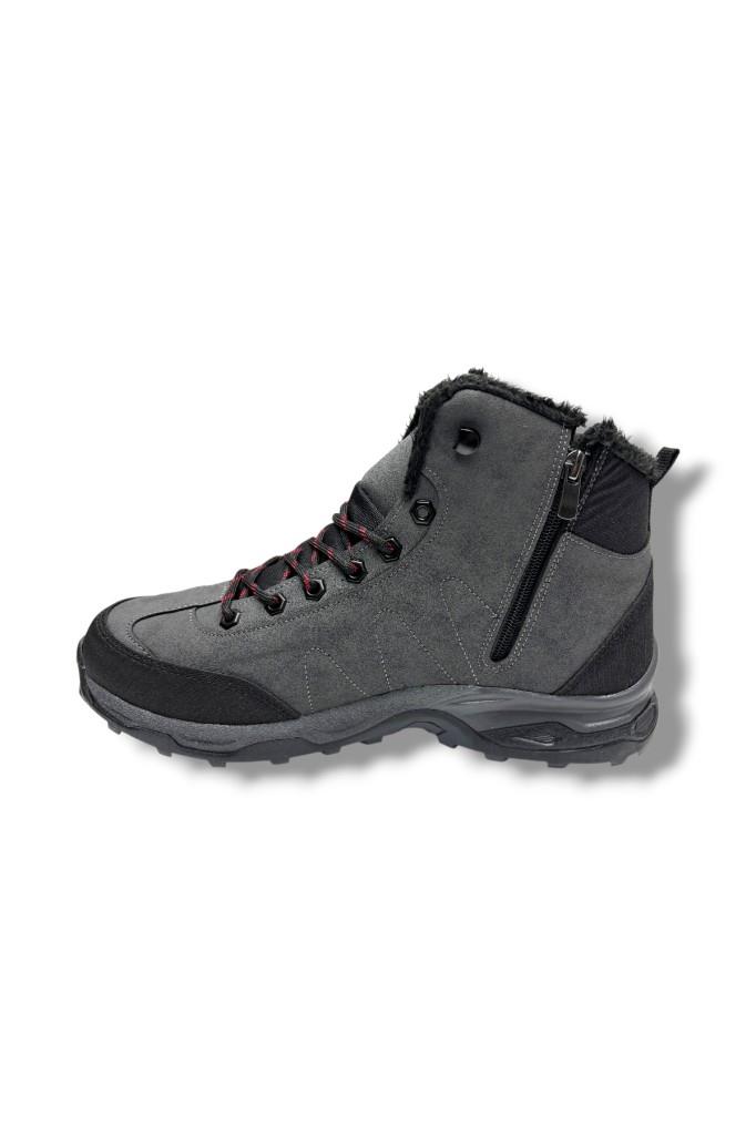 Jagulep 4058-26 Anatomik İçi Kürklü Outdoor Erkek Bot Füme Siyah 45-47