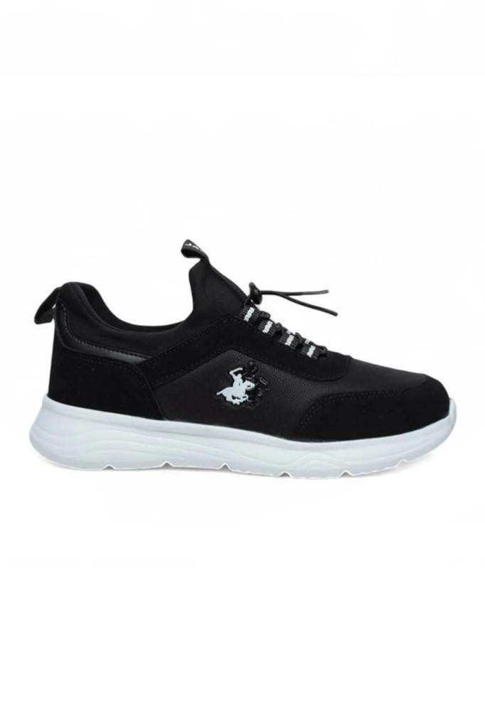 Jagulep Dune-26 Deri Slip On Anatomik Taban Erkek Sneaker Siyah Beyaz 45-47
