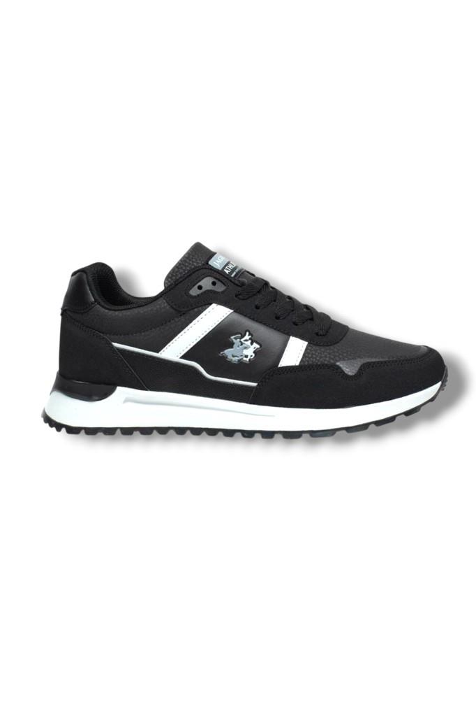 Jagulep Stone 8508-26 Cilt Deri Anatomik Sneaker Siyah Beyaz 36-40
