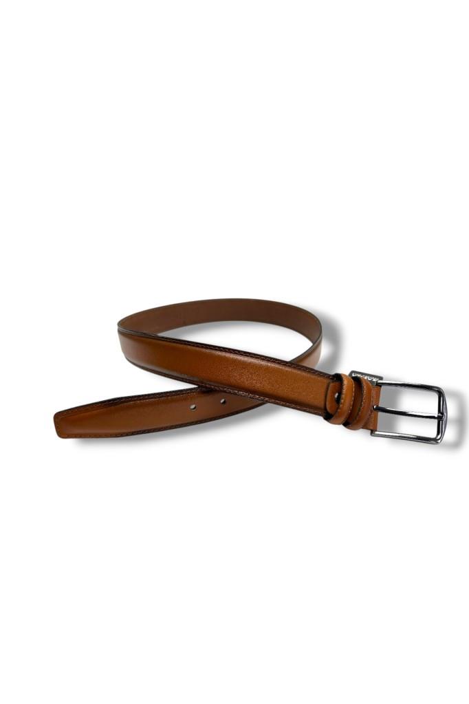 Kafka K100-26 Hakiki Deri Dikişli Erkek Kemer 125 Cm