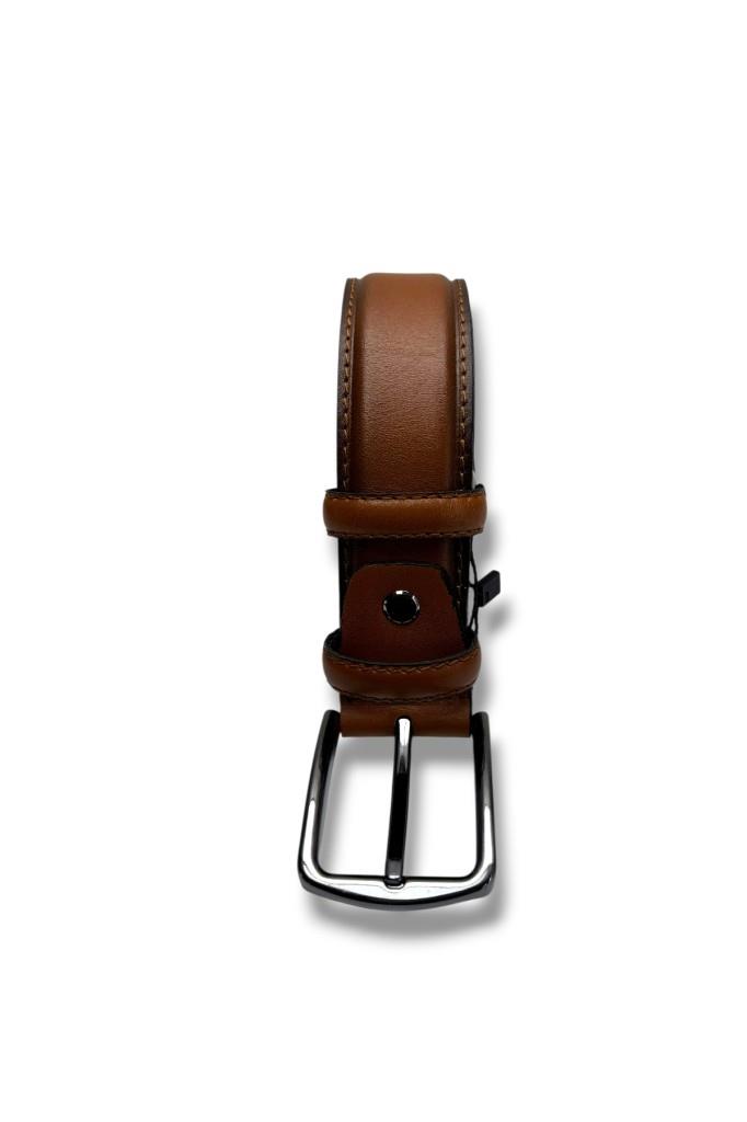 Kafka K100-26 Hakiki Deri Dikişli Erkek Kemer 130 Cm