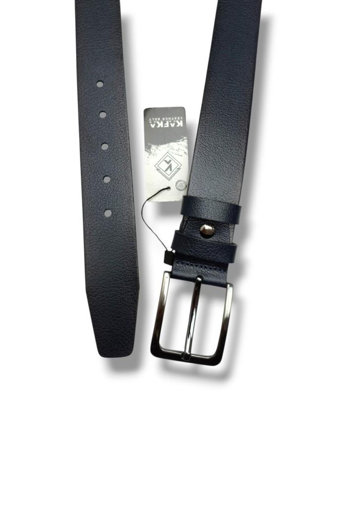 Kafka K120-26 Hakiki Baskı Deri Erkek Kemer 130 Cm