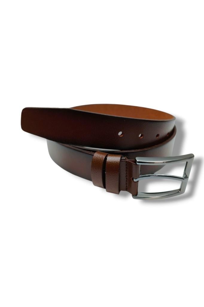 Kafka K120-26 Hakiki Baskı Deri Erkek Kemer 125 Cm