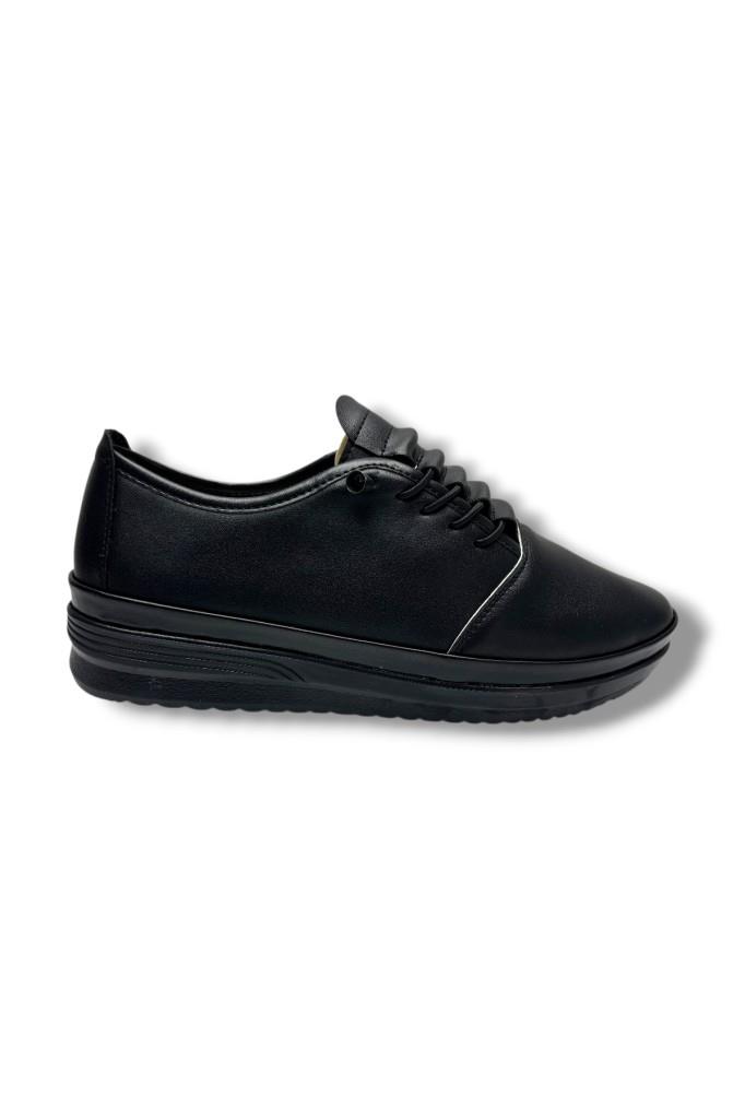 Livazen 284-26 Cilt Deri Anatomik Taşlı Comfort Kadın Ayakkabı