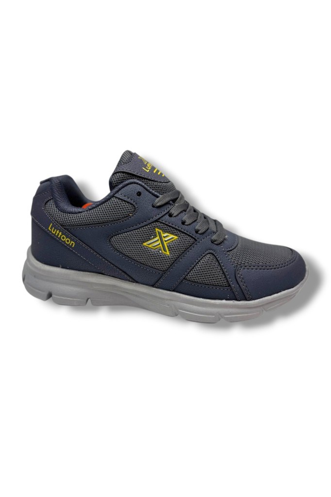 Luttoon 251-26 Anorak Deri Anatomik Sneaker Füme Sarı 36-39