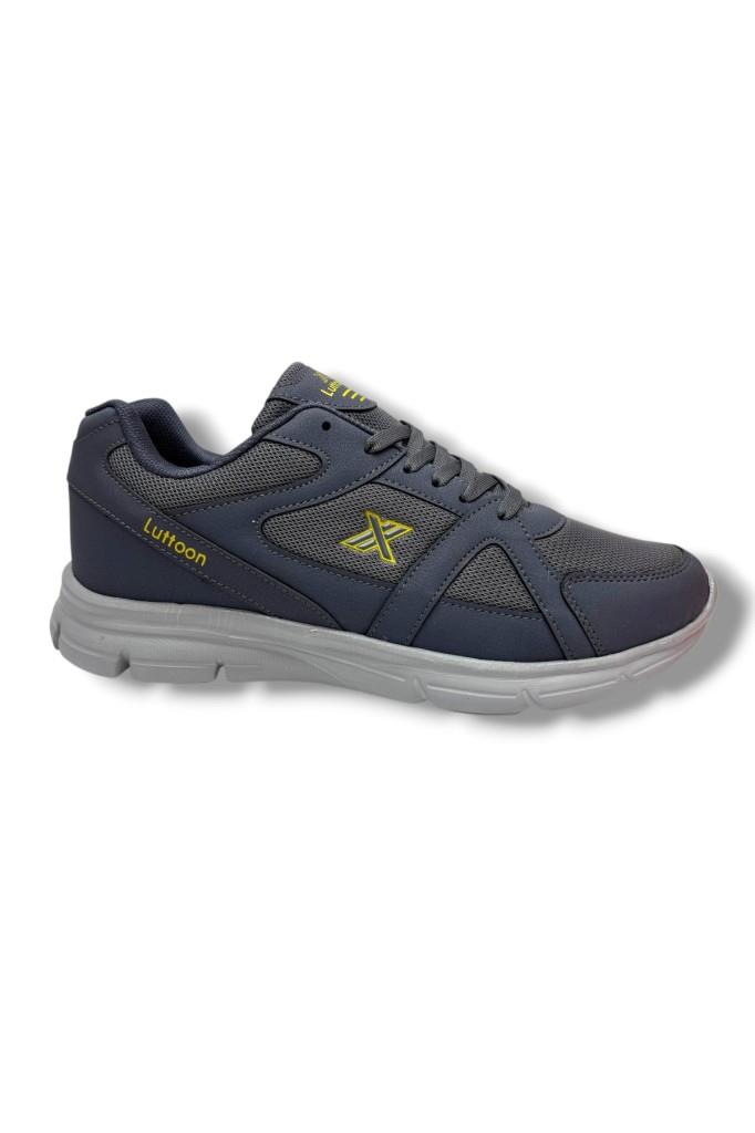 Luttoon 251-26 Deri Anorak Anatomik Erkek Sneaker Füme Sarı 45-48