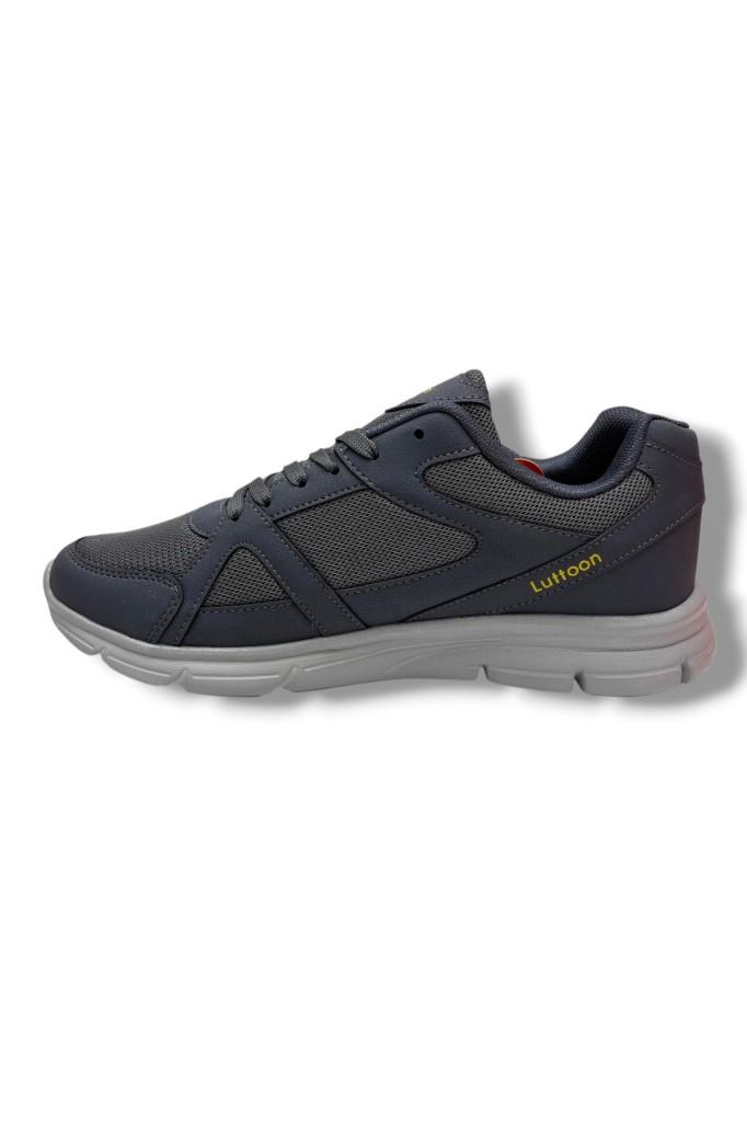 Luttoon 251-26 Deri Anorak Anatomik Erkek Sneaker Füme Sarı 45-48