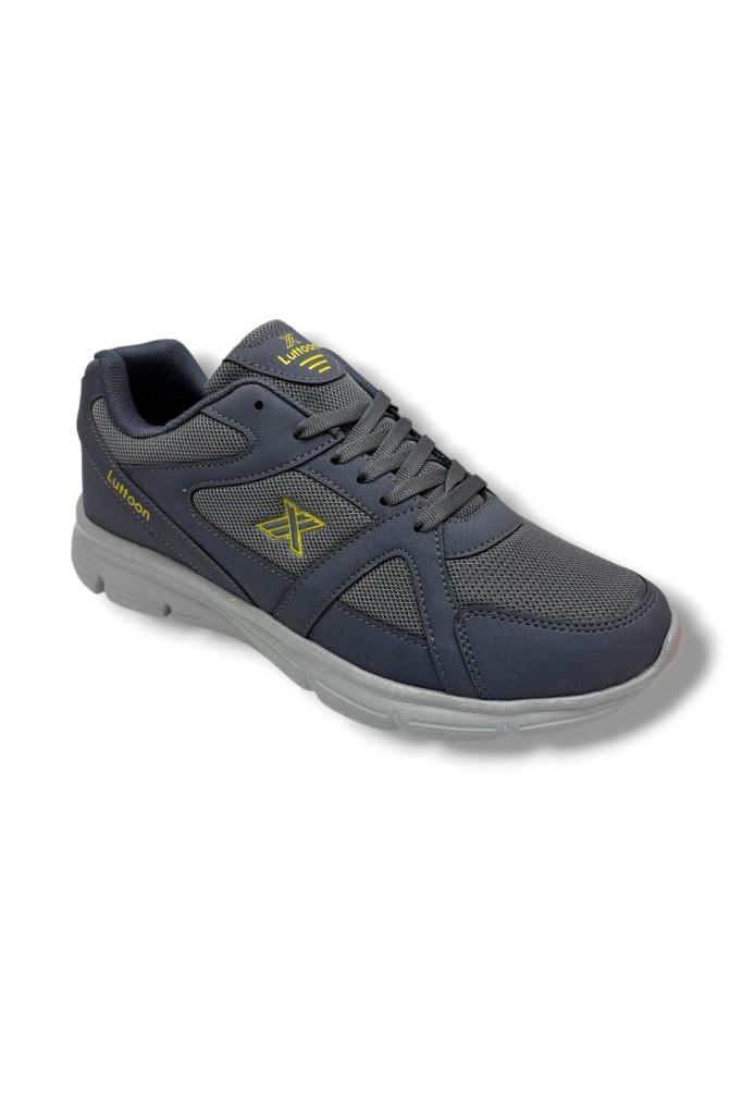 Luttoon 251-26 Deri Anorak Anatomik Erkek Sneaker Füme Sarı 45-48