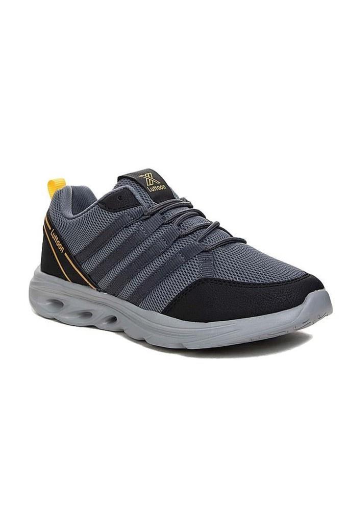 Luttoon 4138-25 Anorak Anatomik Sneaker Siyah Füme Sarı 36-39