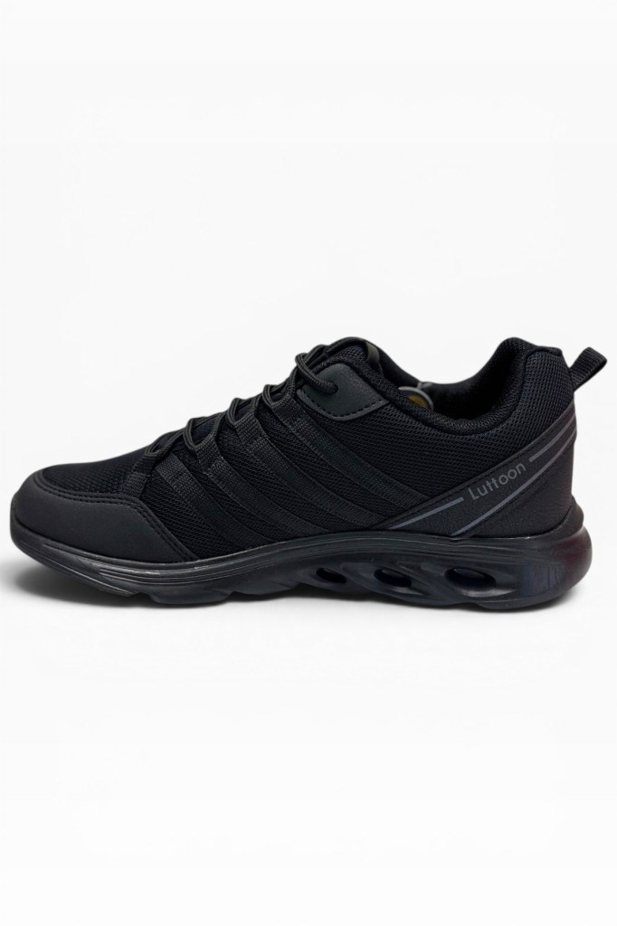 Luttoon 4138-26 Anorak Fashıon Anatomik Erkek Sneaker Siyah-Füme