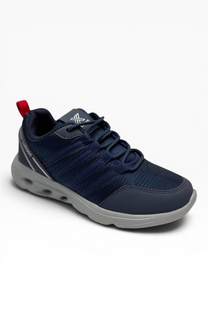 Luttoon 4138-26 Anorak Fashıon Anatomik Kadın Sneaker Lacivert Buz Kırmızı 36-39