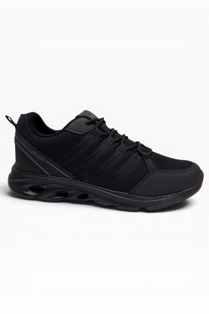 Luttoon 4138-26 Anorak Fashıon Anatomik Erkek Sneaker Siyah-Füme