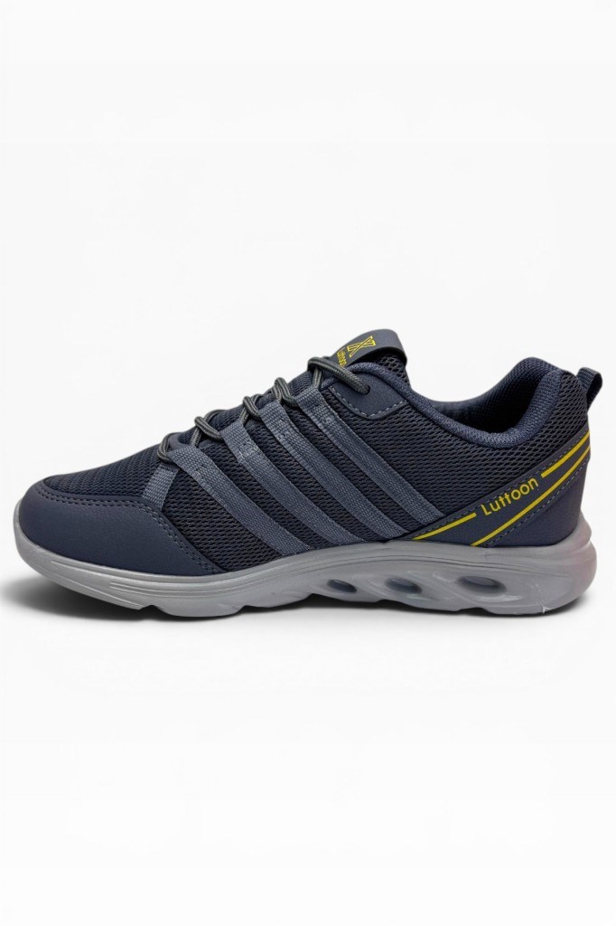 Luttoon 4138-26 Anorak Fashıon Anatomik Erkek Sneaker Füme Sarı