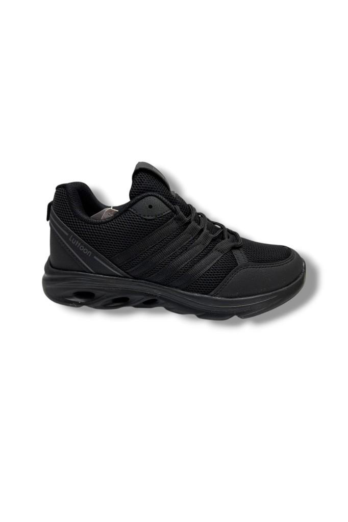 Luttoon 4138-26 Anorak Fashıon Kadın Sneaker Siyah-Füme 36-39