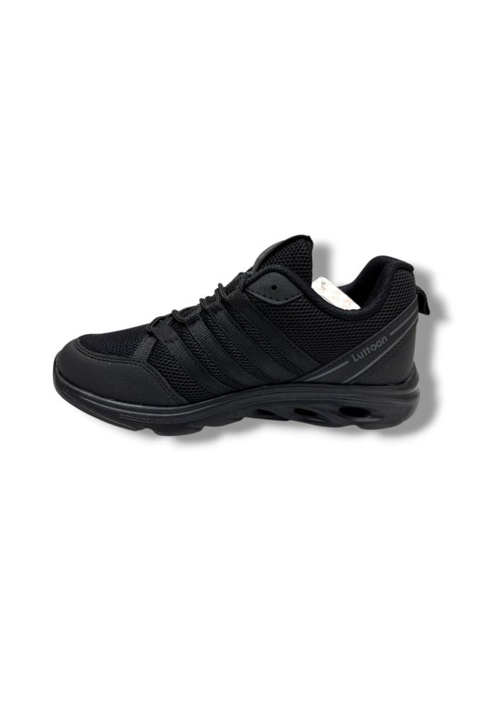 Luttoon 4138-26 Anorak Fashıon Kadın Sneaker Siyah-Füme 36-39