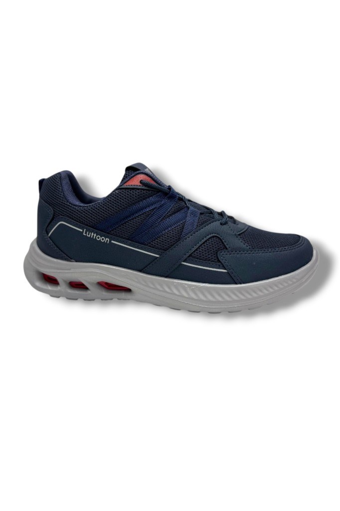 Luttoon 4157-26 Anorak Anatomik Erkek Sneaker Lacivert Buz Kırmızı