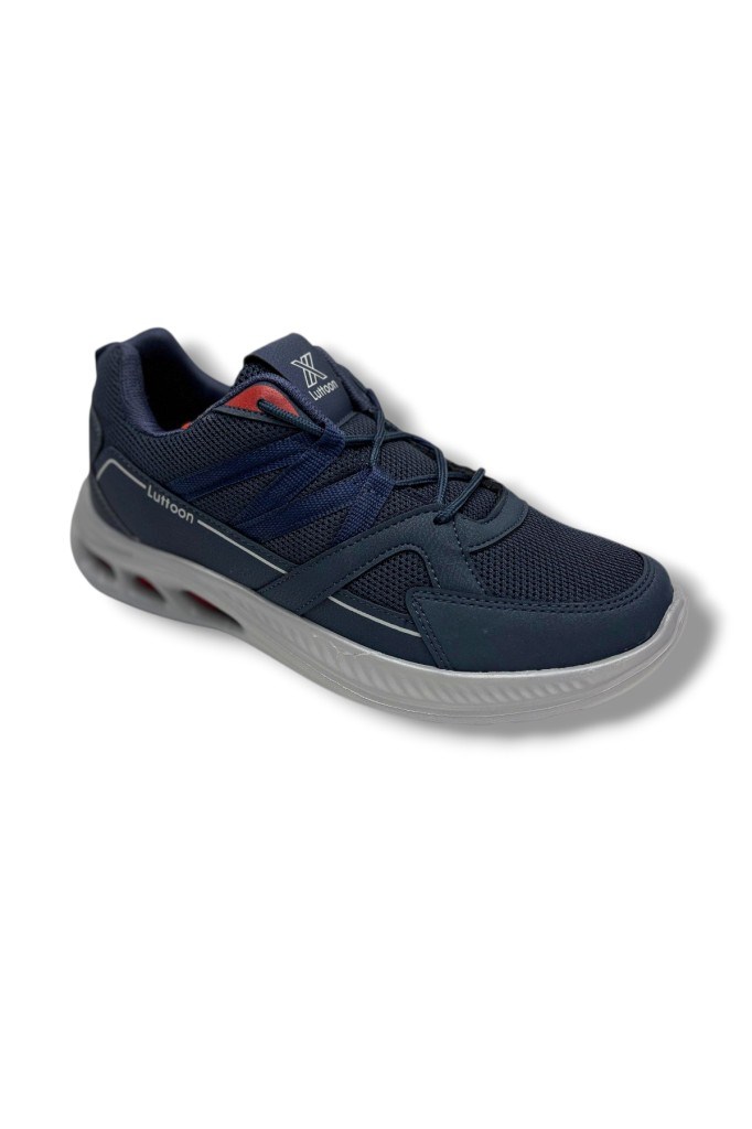 Luttoon 4157-26 Anorak Anatomik Erkek Sneaker Lacivert Buz Kırmızı
