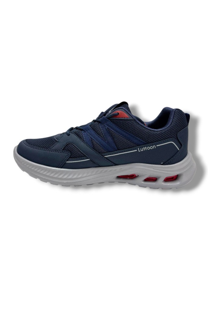 Luttoon 4157-26 Anorak Anatomik Erkek Sneaker Lacivert Buz Kırmızı