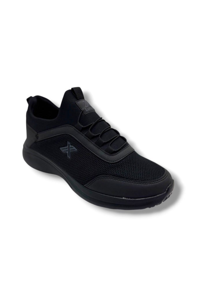 Luttoon 4194-26 Anorak Slip On Anatomik Erkek Sneaker Siyah Füme